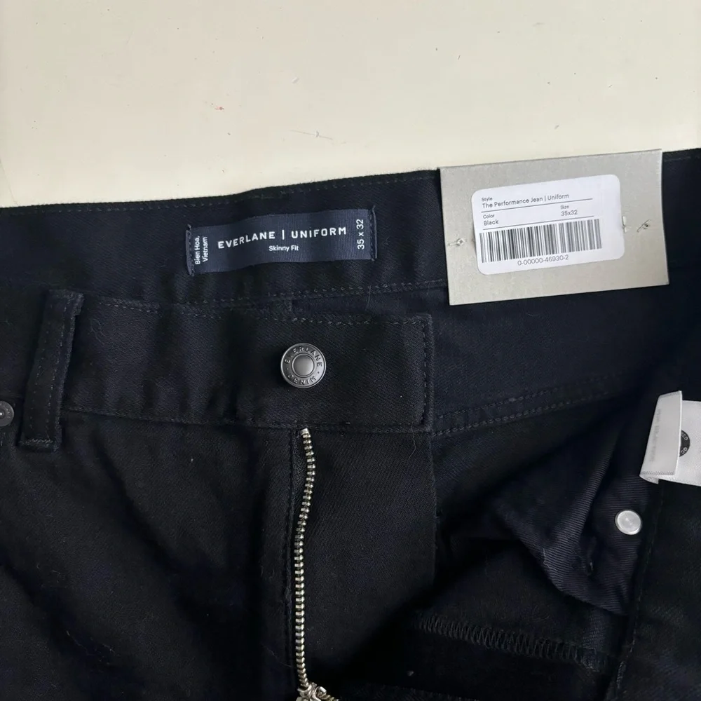Everlane Uniform Men’s Skinny Stretch Performance Jean 35x32 Black New